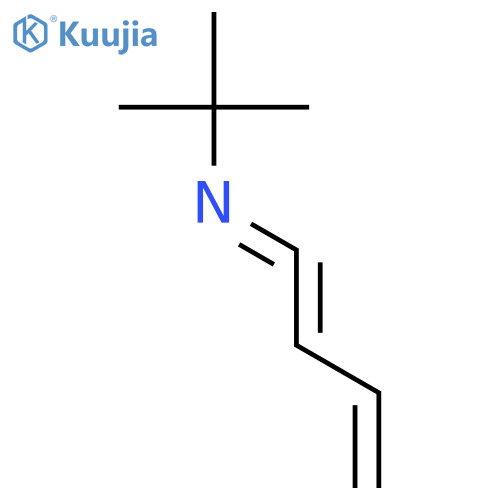 2-Propanamine, N-1,3-butadienylidene-2-methyl- structure