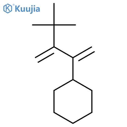 Cyclohexane, [3,3-dimethyl-1,2-bis(methylene)butyl]- structure