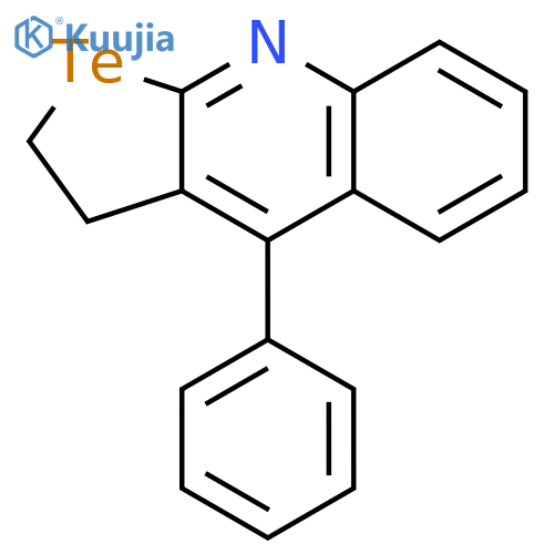 Tellurolo[2,3-b]quinoline, 2,3-dihydro-4-phenyl- structure