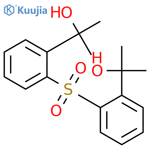 2-[2-[2-(2-hydroxypropan-2-yl)phenyl]sulfonylphenyl]propan-2-ol structure