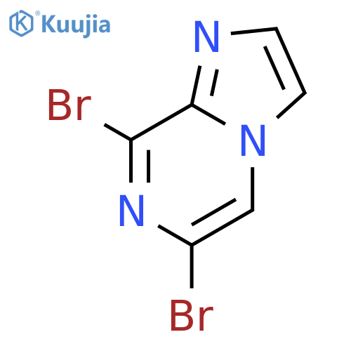 6,8-Dibromoimidazo[1,2-a]pyrazine structure