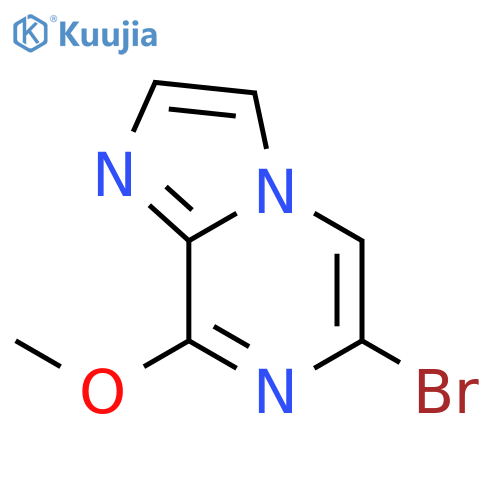 6-Bromo-8-methoxyimidazo[1,2-a]pyrazine structure