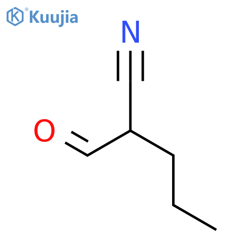 2-Formylpentanenitrile structure