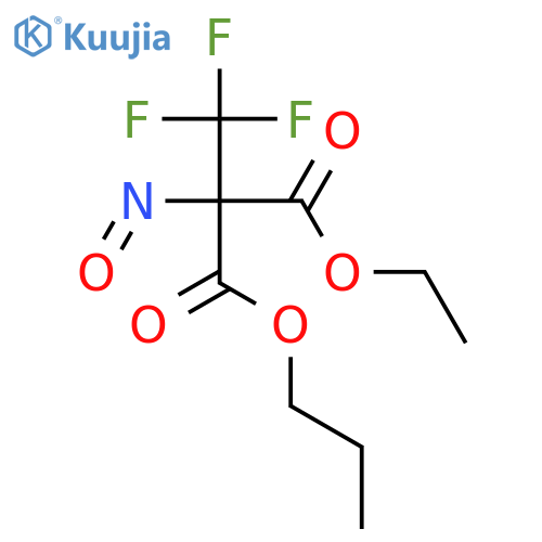 PROPANEDIOIC ACID, NITROSO(TRIFLUOROMETHYL)-, ETHYL PROPYL ESTER structure