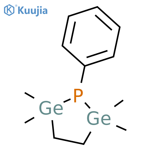 1,2,5-Phosphadigermolane, 2,2,5,5-tetramethyl-1-phenyl- structure