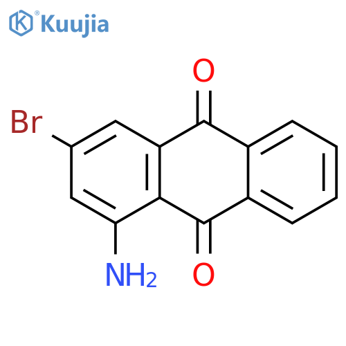 1-Amino-3-bromoanthracene-9,10-dione structure
