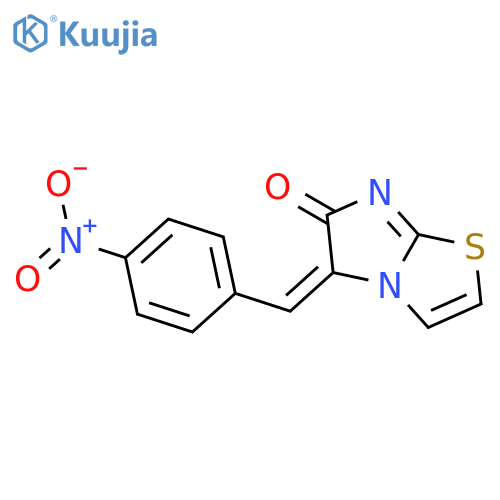 Imidazo[2,1-b]thiazol-6(5H)-one, 5-[(4-nitrophenyl)methylene]- structure