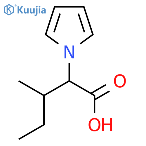 3-Methyl-2-(1H-pyrrol-1-yl)pentanoic acid structure