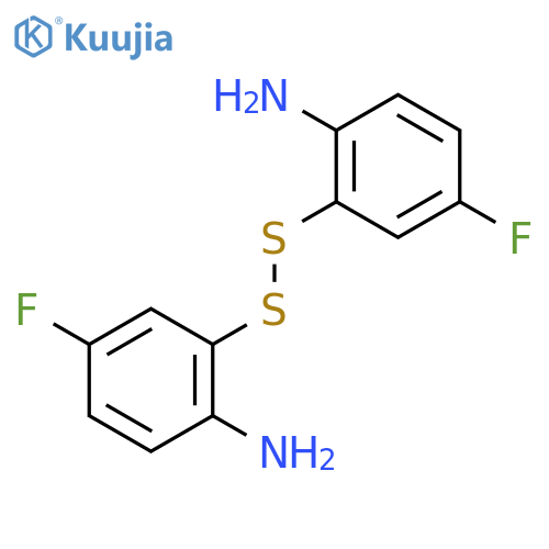 Benzenamine, 2,2'-dithiobis[4-fluoro- structure