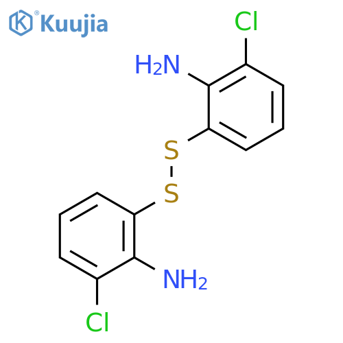 BENZENAMINE, 2,2'-DITHIOBIS[6-CHLORO- structure