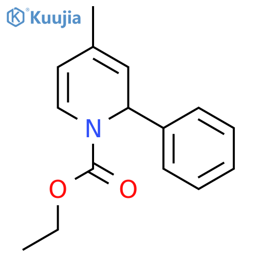 1(2H)-PYRIDINECARBOXYLIC ACID, 4-METHYL-2-PHENYL-, ETHYL ESTER structure