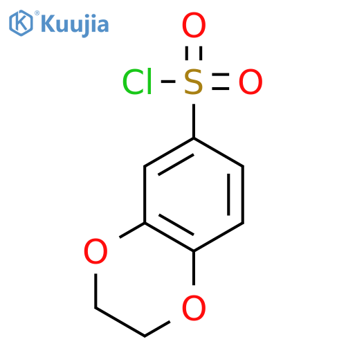 2,3-dihydro-1,4-benzodioxine-6-sulfonyl chloride structure