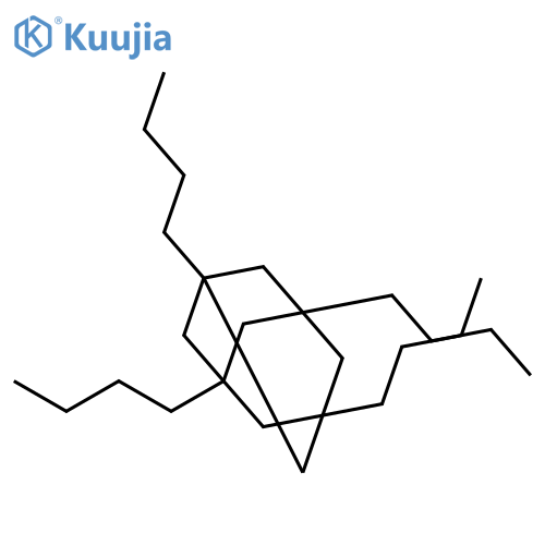 Tricyclo[3.3.1.13,7]decane, 1,3,5,7-tetrabutyl- structure