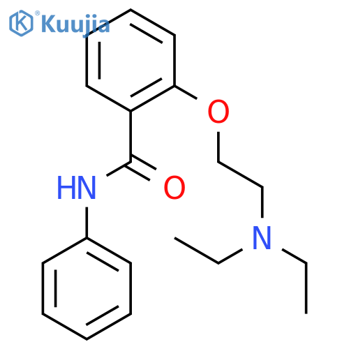 Benzamide,2-[2-(diethylamino)ethoxy]-N-phenyl- structure