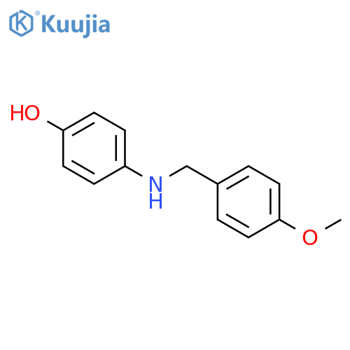 4-(4-Methoxybenzyl)aminophenol structure