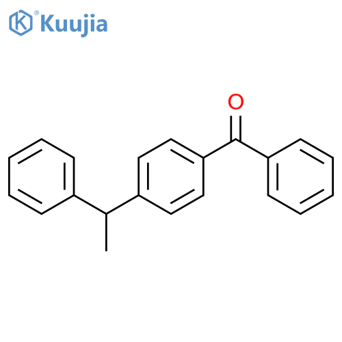 Methanone, phenyl[4-(1-phenylethyl)phenyl]- structure