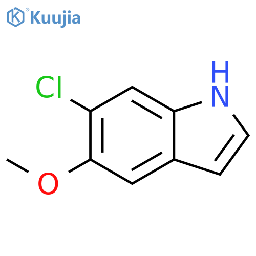 6-chloro-5-methoxy-1H-Indole structure