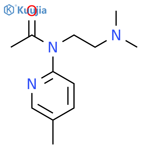 Acetamide, N-[2-(dimethylamino)ethyl]-N-(5-methyl-2-pyridinyl)- structure