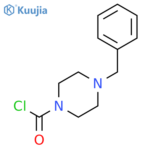 4-Benzyl-piperazine-1-carbonylchloride structure