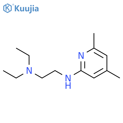 1,2-Ethanediamine, N'-(4,6-dimethyl-2-pyridinyl)-N,N-diethyl- structure