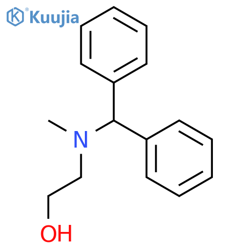 Ethanol,2-[(diphenylmethyl)methylamino]-, hydrochloride (1:1) structure