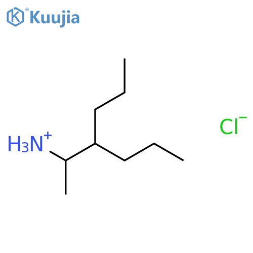2-Hexanamine,3-propyl-, hydrochloride (1:1) structure