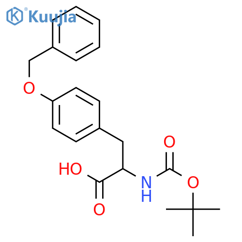 Boc-D-Tyr(Bzl)-OH structure