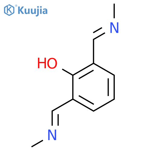 Phenol, 2,6-bis[(methylimino)methyl]- structure
