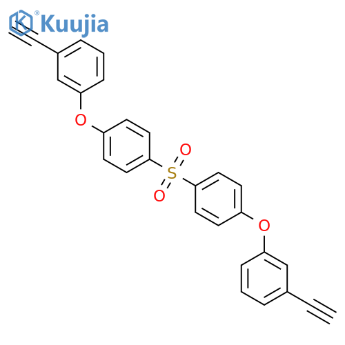 Benzene, 1,1'-sulfonylbis[4-(3-ethynylphenoxy)- structure