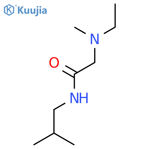 ACETAMIDE, 2-(ETHYLMETHYLAMINO)-N-(2-METHYLPROPYL)- structure