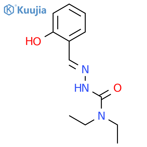 Hydrazinecarboxamide, N,N-diethyl-2-[(2-hydroxyphenyl)methylene]- structure