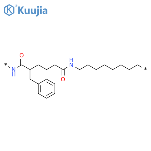 Poly[imino[1,6-dioxo(phenylmethyl)-1,6-hexanediyl]imino-1,8-octanediyl] structure