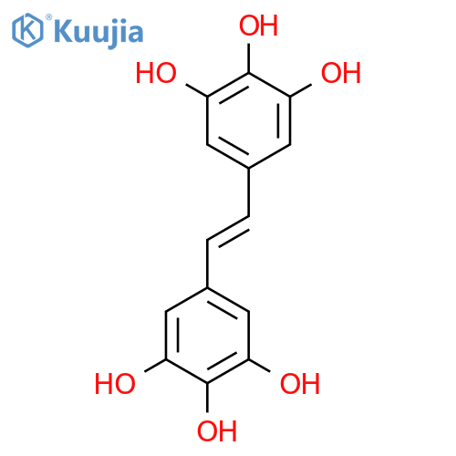 5-[(E)-2-(3,4,5-Trihydroxyphenyl)ethenyl]benzene-1,2,3-triol structure