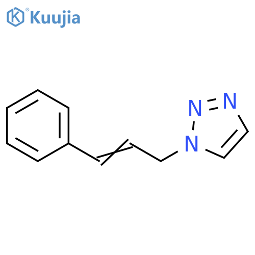 1H-1,2,3-Triazole, 1-(3-phenyl-2-propenyl)- structure