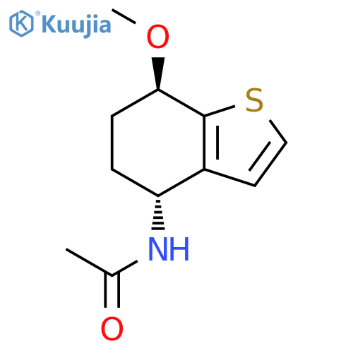 Acetamide, N-(4,5,6,7-tetrahydro-7-methoxybenzo[b]thien-4-yl)-, trans- structure