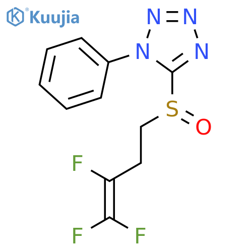 1H-TETRAZOLE, 1-PHENYL-5-[(3,4,4-TRIFLUORO-3-BUTENYL)SULFINYL]- structure