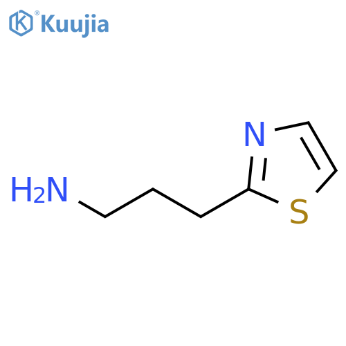 3-(1,3-thiazol-2-yl)-1-propanamine structure