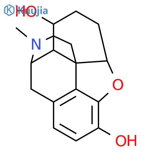 (5alpha,8alpha)-17-methyl-4,5-epoxymorphinan-3,8-diol structure