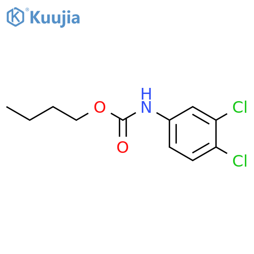 butyl N-(3,4-dichlorophenyl)carbamate structure