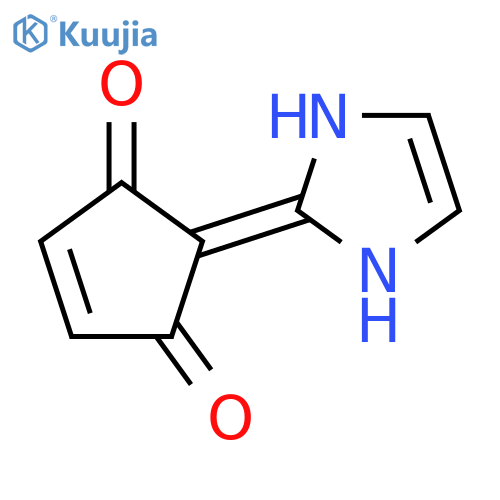 4-Cyclopentene-1,3-dione, 2-(1,3-dihydro-2H-imidazol-2-ylidene)- structure