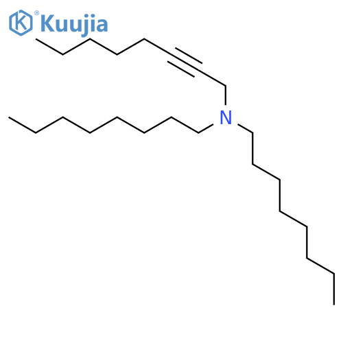 2-OCTYN-1-AMINE, N,N-DIOCTYL- structure