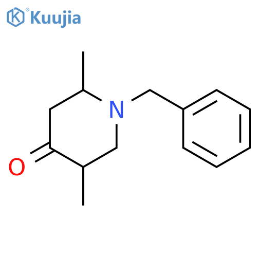4-Piperidinone, 2,5-dimethyl-1-(phenylmethyl)- structure