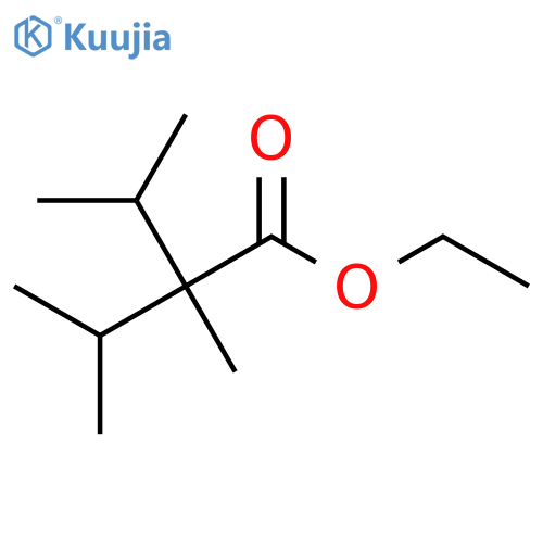 Ethyl 2,3-dimethyl-2-(propan-2-yl)butanoate structure