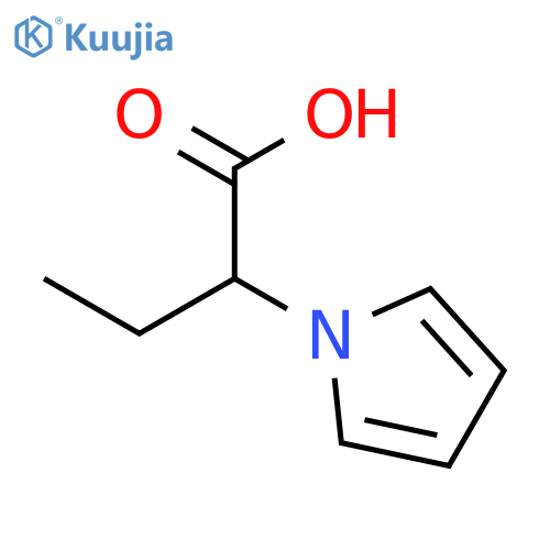 2-(1H-Pyrrol-1-yl)butanoic acid structure