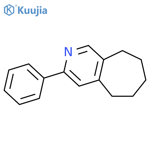 5H-CYCLOHEPTA[C]PYRIDINE, 6,7,8,9-TETRAHYDRO-3-PHENYL- structure
