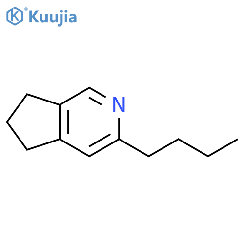 5H-CYCLOPENTA[C]PYRIDINE, 3-BUTYL-6,7-DIHYDRO- structure
