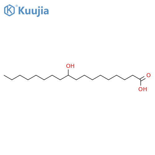10-Hydroxystearic acid structure