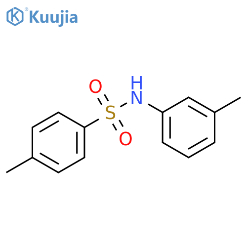4-methyl-N-(3-methylphenyl)benzenesulfonamide structure