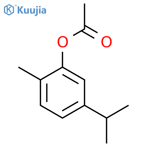 Carvacryl acetate structure