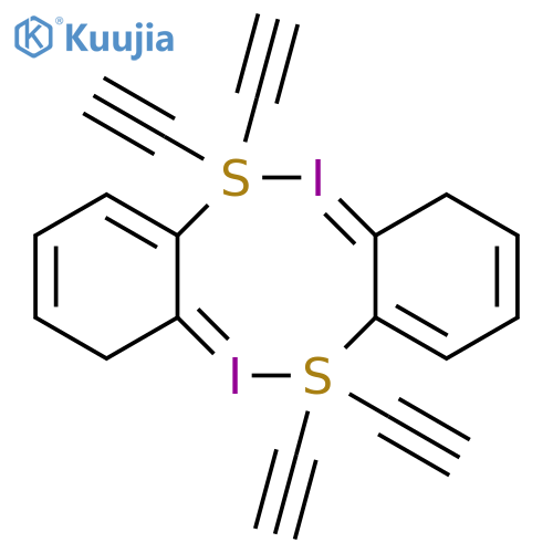 Silanthrene, 5,5,10,10-tetraethynyl-5,10-dihydro- structure
